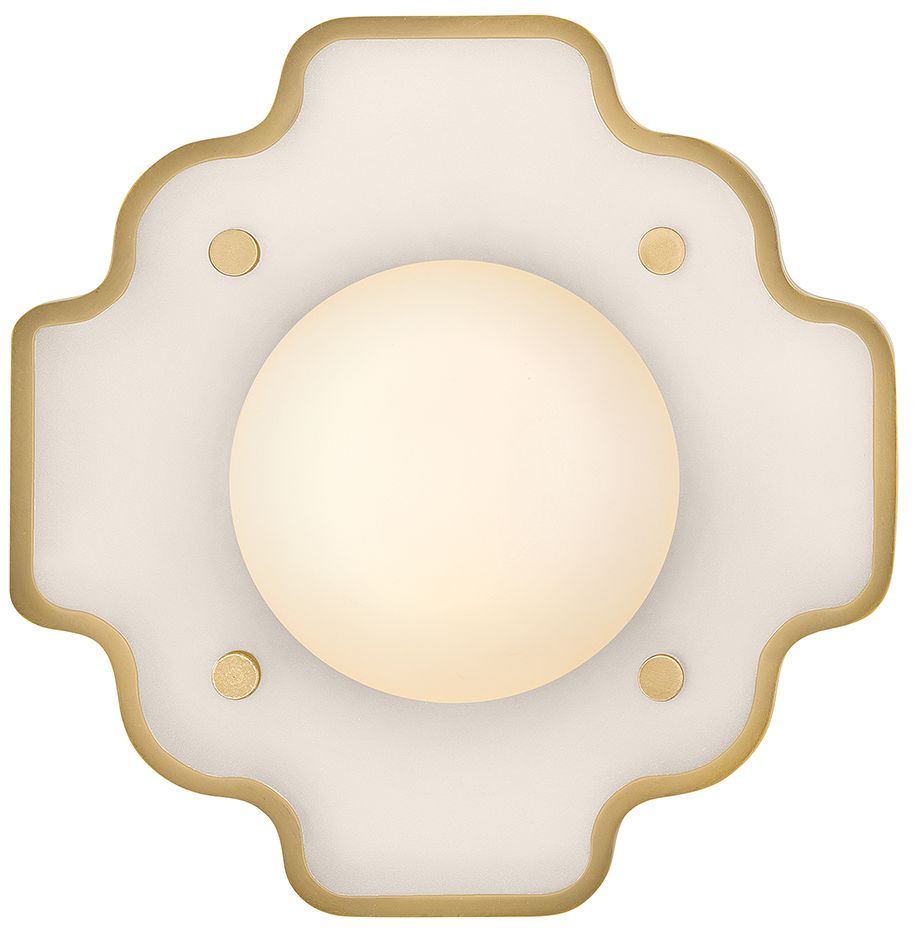 Hinkley Howe Small Single Light Sconce 7.5" Light Taupe