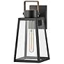 2_Hinkley Hugh 15 1/4" High Black Outdoor Wall Light