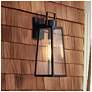 1_Hinkley Hugh 15 1/4" High Black Outdoor Wall Light