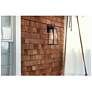 6_Hinkley Hugh 15 1/4" High Black Outdoor Wall Light more views