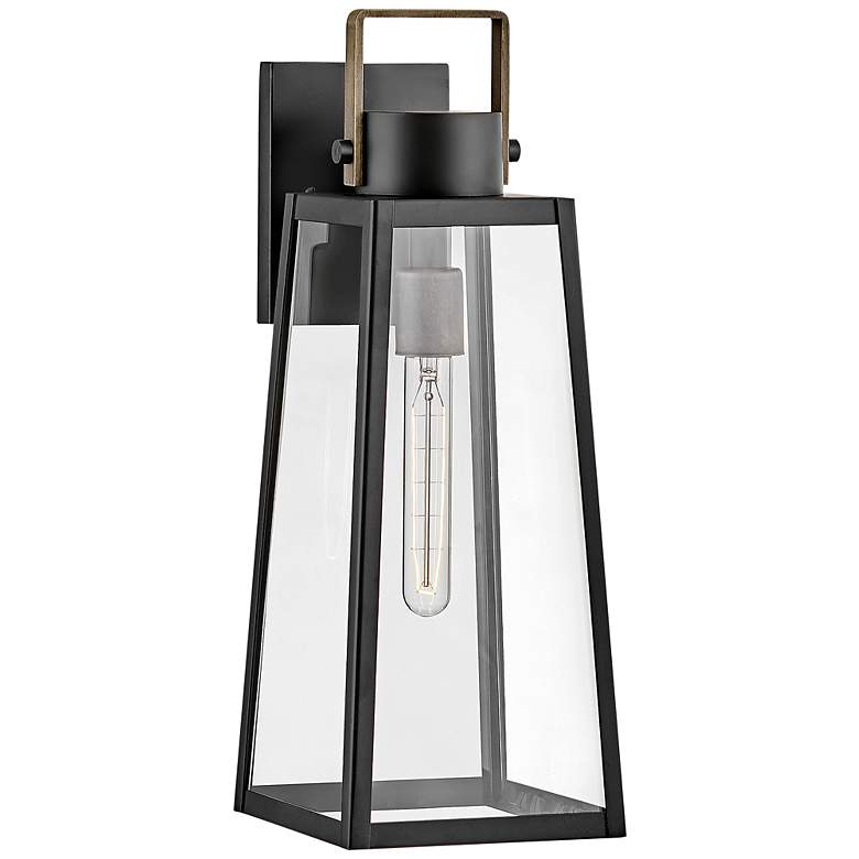 Image 3 Hinkley Hugh 19" High Black Outdoor Wall Light