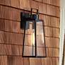 2_Hinkley Hugh 19" High Black Outdoor Wall Light