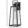 6_Hinkley Hugh 19" High Black Outdoor Wall Light more views