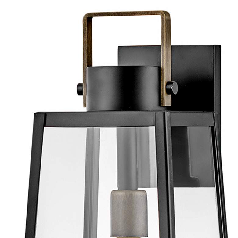 Image 5 Hinkley Hugh 25" High Black Trapezoidal Outdoor Wall Light more views