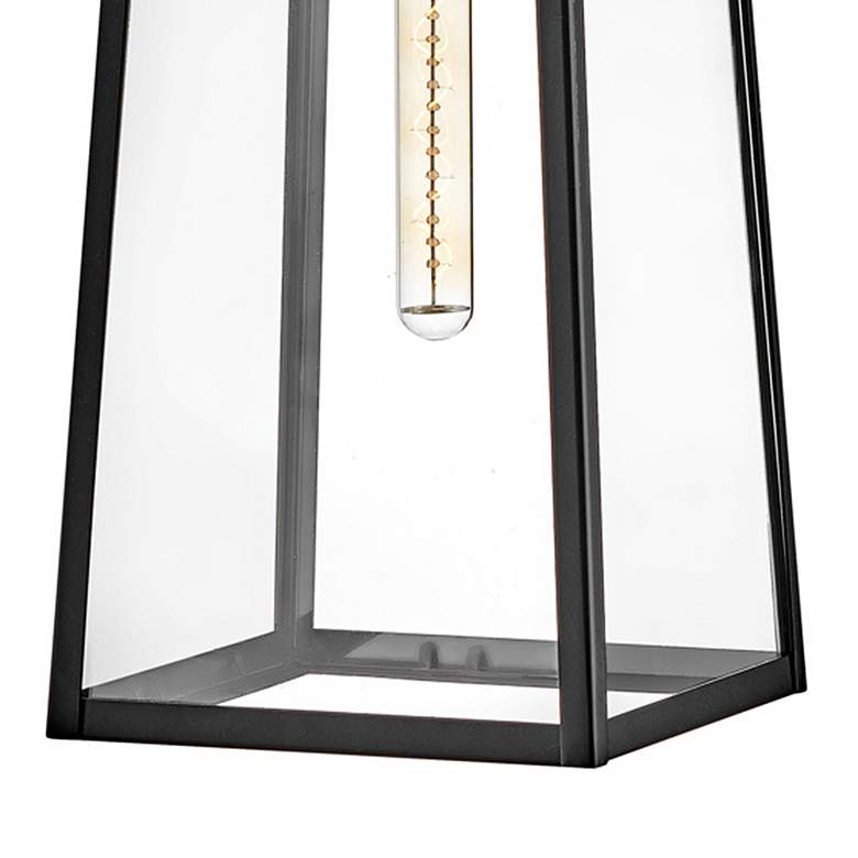 Image 6 Hinkley Hugh 25" High Black Trapezoidal Outdoor Wall Light more views