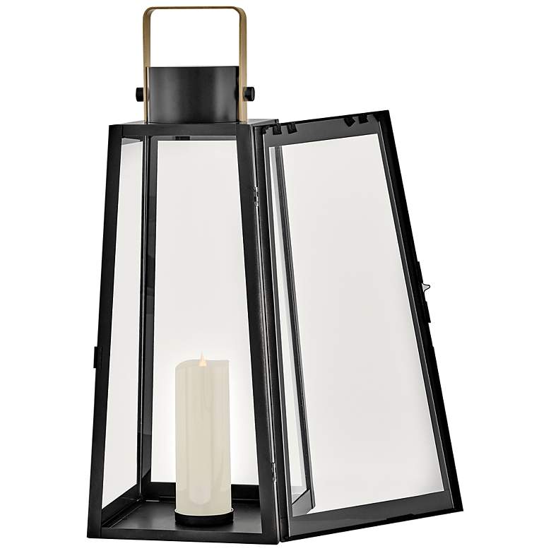 Image 4 Hinkley Hugh Black LED Battery Decorative Lantern more views