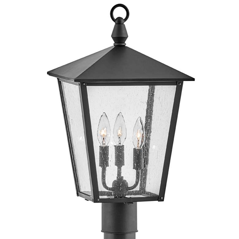 Image 3 Hinkley Huntersfield 20 3/4" High Black Outdoor Post Light more views