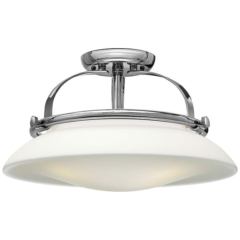 Image 1 Hinkley Hutton 16 1/2 inch Wide Chrome Ceiling Light
