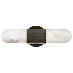 Hinkley Ibiza 16" Wide Black Oxide 2-Light LED Bath Light