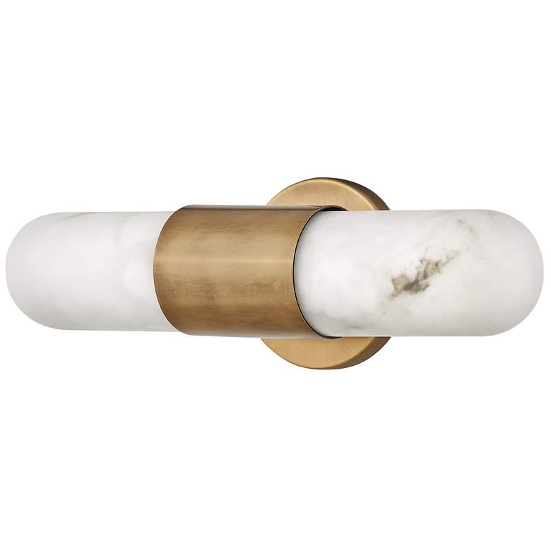 Image 5 Hinkley Ibiza 16" Wide Heritage Brass LED Bath Light more views