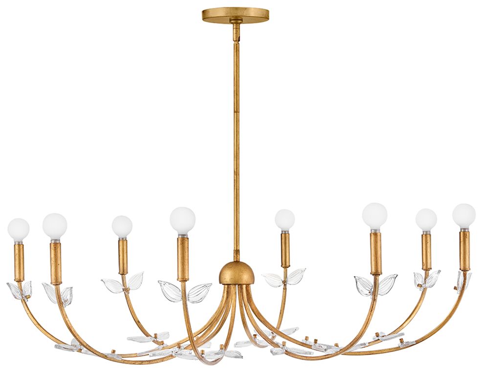 Image 2 Hinkley Interior Aliso Large Chandelier 42" Distressed Brass more views