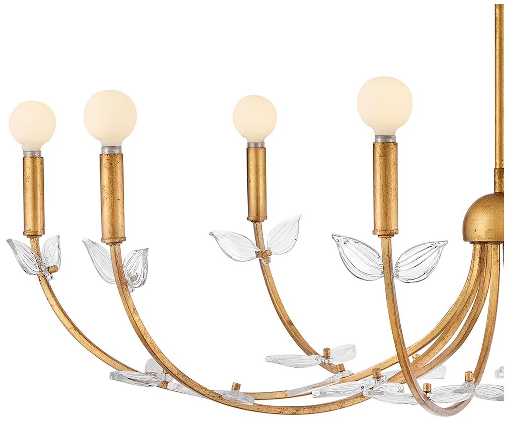 Image 4 Hinkley Interior Aliso Large Chandelier 42" Distressed Brass more views