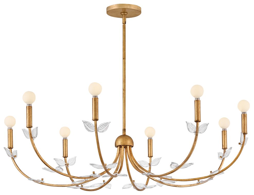 Image 6 Hinkley Interior Aliso Large Chandelier 42" Distressed Brass more views