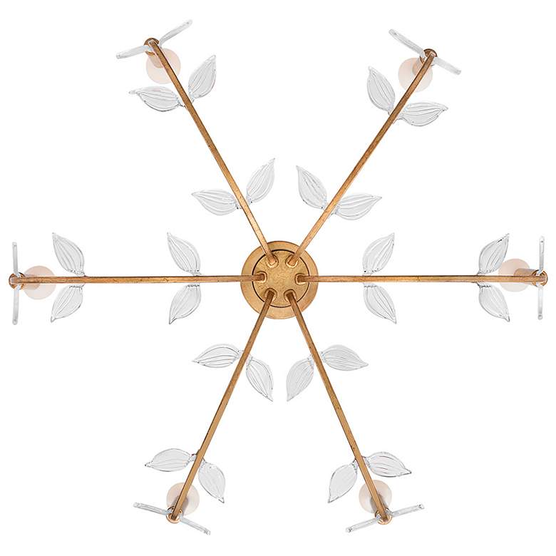 Image 5 Hinkley Interior Aliso Medium Chandelier 30" Distressed Brass more views