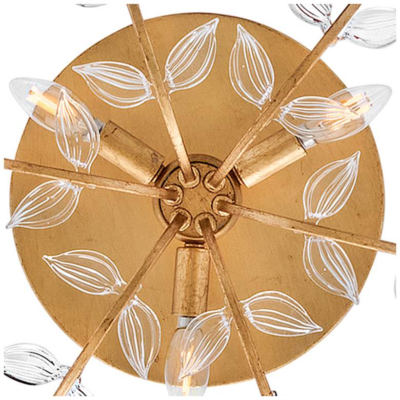 Image 6 Hinkley Interior Aliso Medium Semi Flush Mount 20" Distressed Brass more views