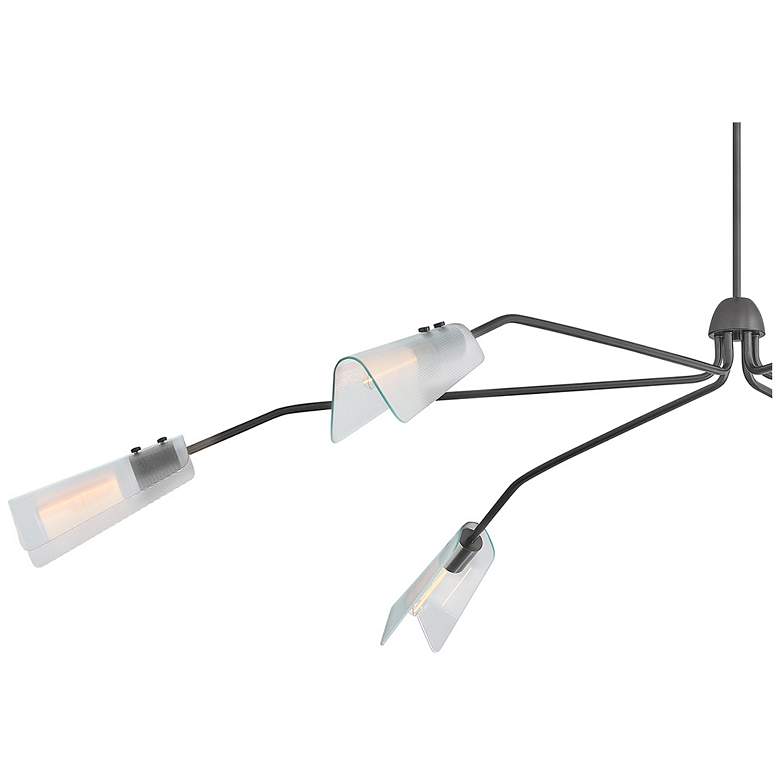 Image 5 Hinkley Interior Altman Extra Large Low Profile Chandelier 80" Gunmeta more views