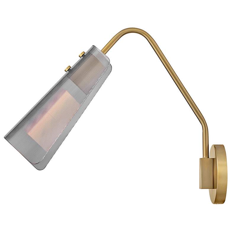 Image 6 Hinkley Interior Altman Medium Single Light Sconce 4.75" Lacquered Bra more views
