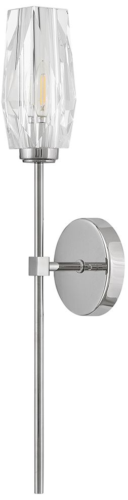 Image 4 Hinkley Interior Ana Large Single Light Sconce 5.25" Polished Nickel more views