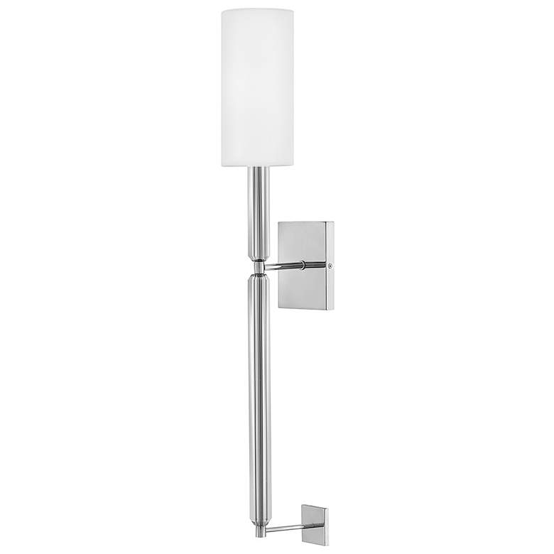 Image 2 Hinkley Interior Anika Large Single Light Sconce 4.75" Chrome more views