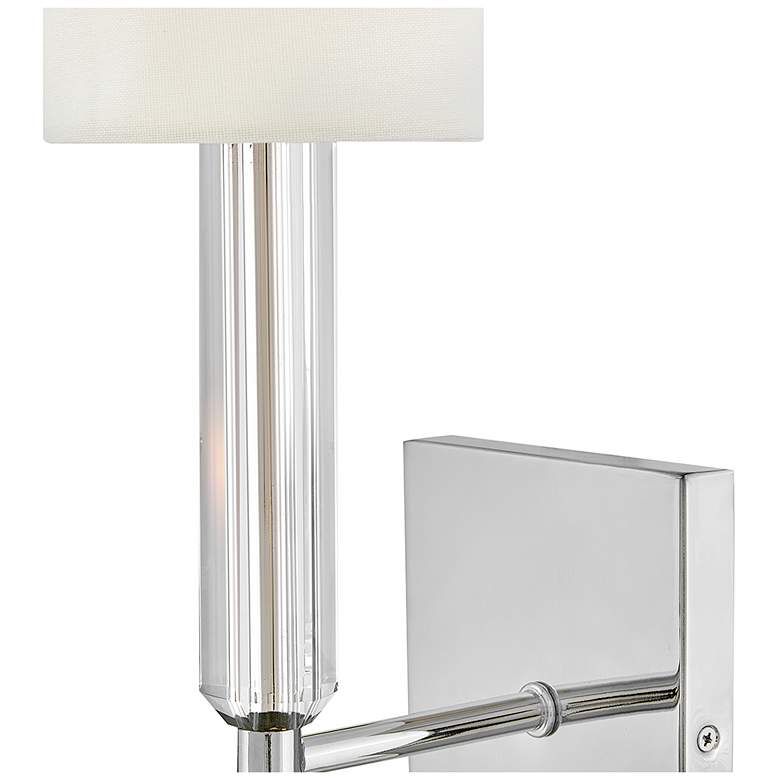 Image 3 Hinkley Interior Anika Large Single Light Sconce 4.75" Chrome more views