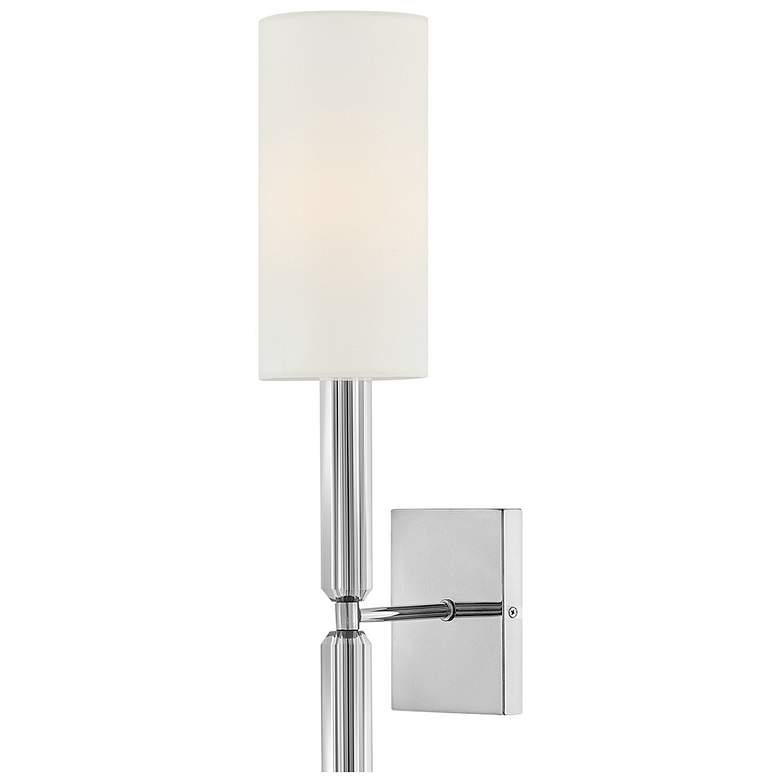 Image 4 Hinkley Interior Anika Large Single Light Sconce 4.75" Chrome more views