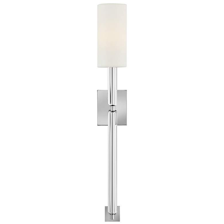 Image 5 Hinkley Interior Anika Large Single Light Sconce 4.75" Chrome more views
