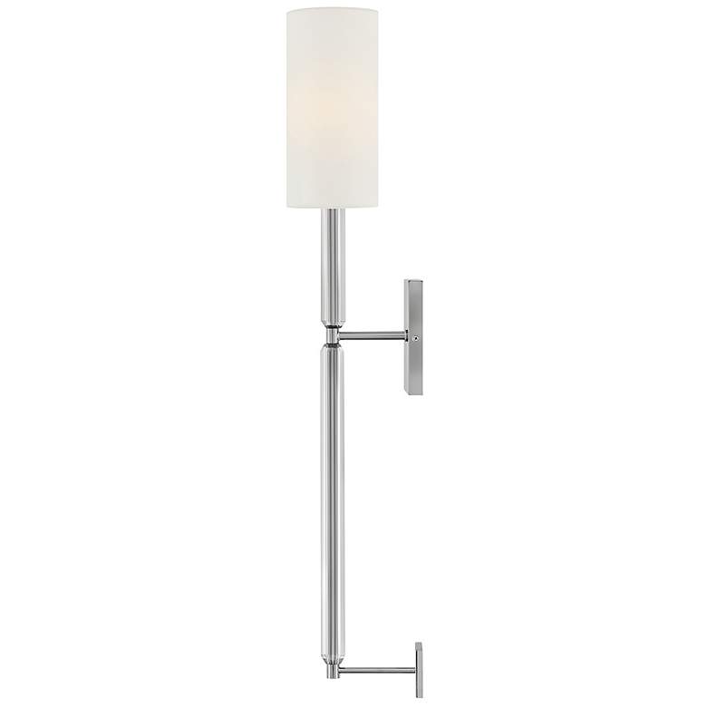 Image 6 Hinkley Interior Anika Large Single Light Sconce 4.75" Chrome more views