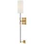 1_Hinkley Interior Anika Large Single Light Sconce 4.75" Lacquered Brass
