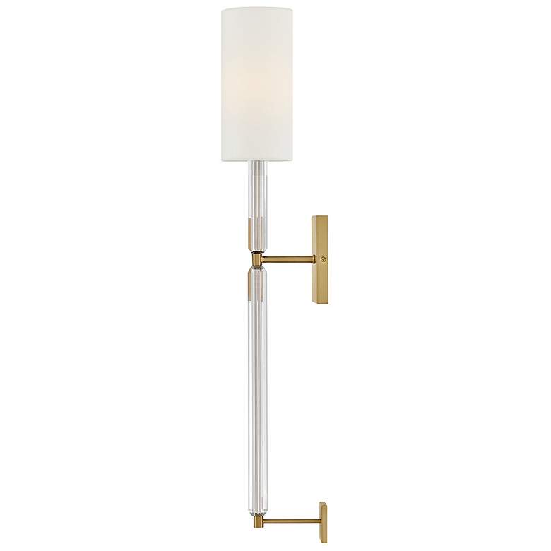 Image 6 Hinkley Interior Anika Large Single Light Sconce 4.75" Lacquered Brass more views