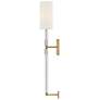 6_Hinkley Interior Anika Large Single Light Sconce 4.75" Lacquered Brass more views