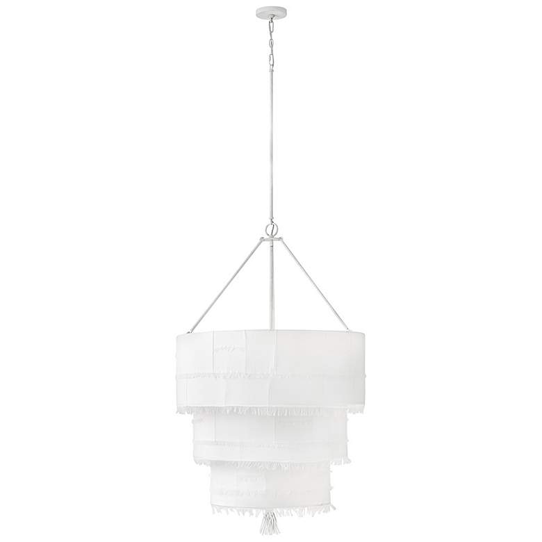 Image 3 Hinkley Interior Baya Double XL Multi Tier Chandelier 30" Textured Pla more views