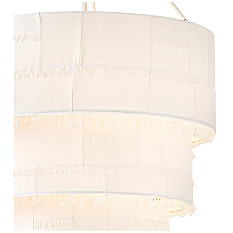 Image 4 Hinkley Interior Baya Double XL Multi Tier Chandelier 30" Textured Pla more views