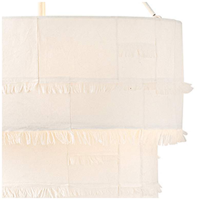 Image 3 Hinkley Interior Baya Medium Drum Chandelier 30" Textured Plaster more views