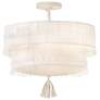 1_Hinkley Interior Baya Medium Semi-Flush Mount 18" Textured Plaster