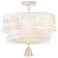 Hinkley Interior Baya Medium Semi-Flush Mount 18" Textured Plaster