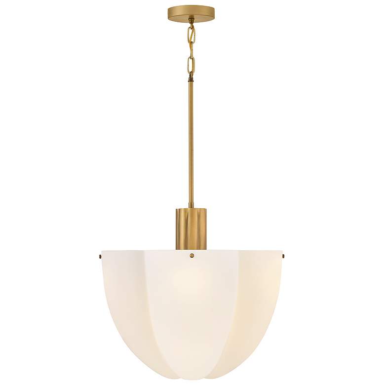 Image 1 Hinkley Interior Becca Large Pendant 18" Heritage Brass