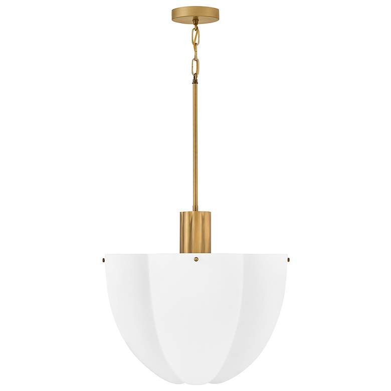 Image 2 Hinkley Interior Becca Large Pendant 18" Heritage Brass more views