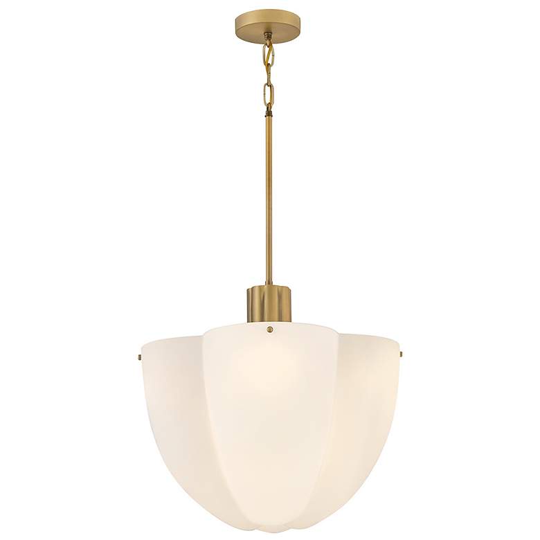 Image 6 Hinkley Interior Becca Large Pendant 18" Heritage Brass more views