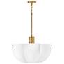 2_Hinkley Interior Becca Medium Chandelier 24" Heritage Brass more views