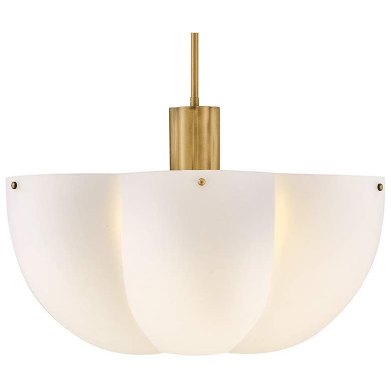 Image 4 Hinkley Interior Becca Medium Chandelier 24" Heritage Brass more views
