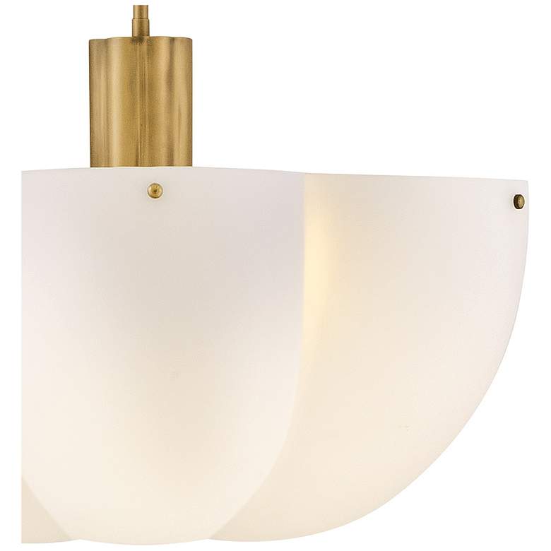 Image 7 Hinkley Interior Becca Medium Chandelier 24" Heritage Brass more views
