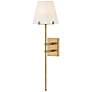 1_Hinkley Interior Benton Large Single Light Sconce 6.75" Lacquered Bras