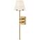 Hinkley Interior Benton Large Single Light Sconce 6.75" Lacquered Bras