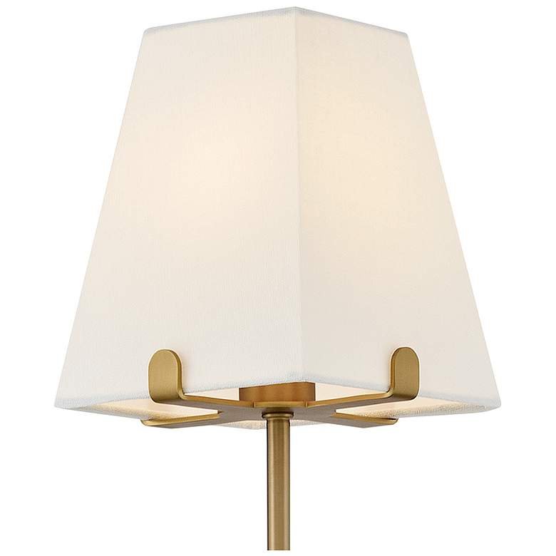 Image 3 Hinkley Interior Benton Large Single Light Sconce 6.75" Lacquered Bras more views
