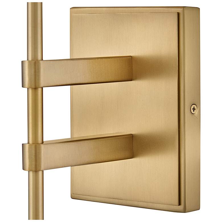 Image 4 Hinkley Interior Benton Large Single Light Sconce 6.75" Lacquered Bras more views