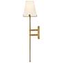6_Hinkley Interior Benton Large Single Light Sconce 6.75" Lacquered Bras more views