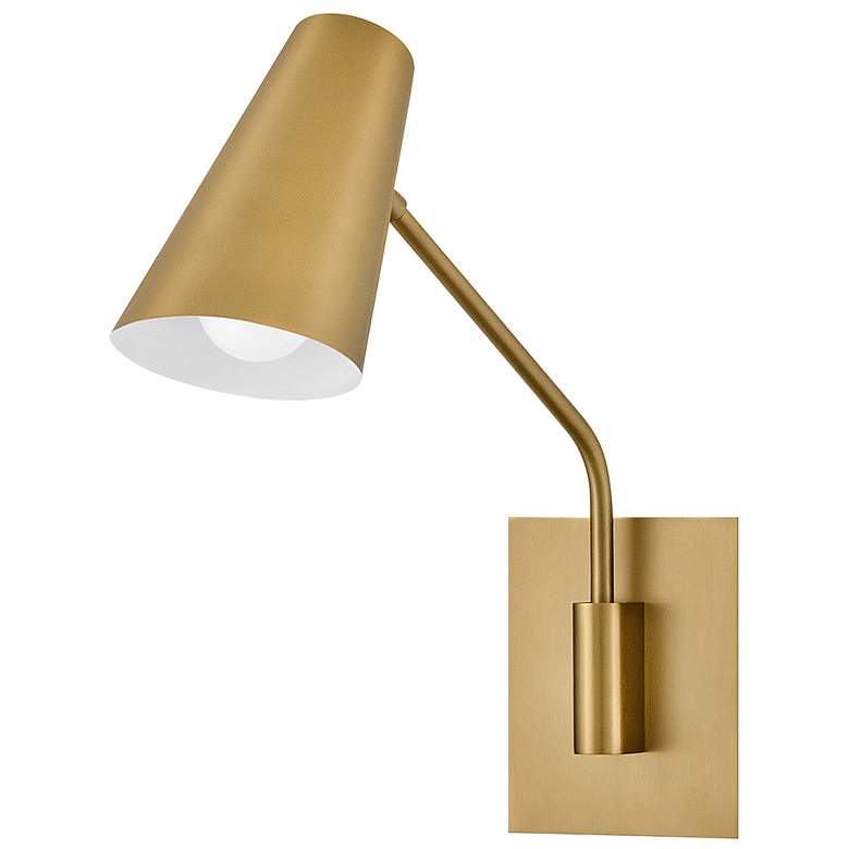 Image 3 Hinkley Interior Bray Medium Swing Arm Single Sconce 5.5" Lacquered Br more views