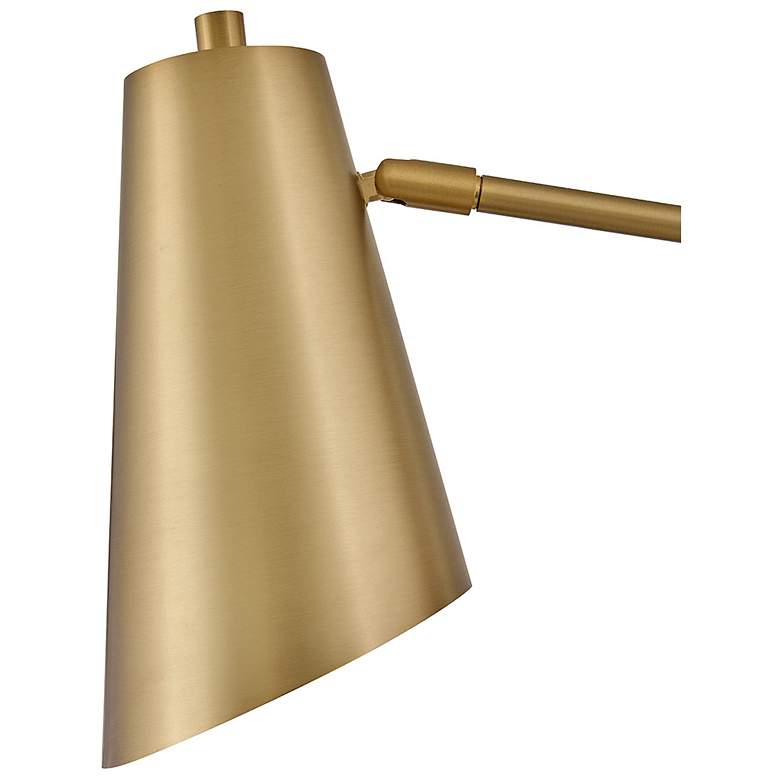 Image 4 Hinkley Interior Bray Medium Swing Arm Single Sconce 5.5" Lacquered Br more views