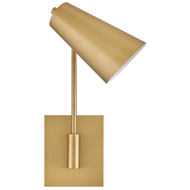 Image 7 Hinkley Interior Bray Medium Swing Arm Single Sconce 5.5" Lacquered Br more views