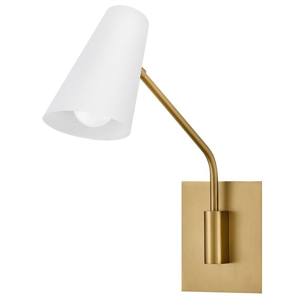 Image 3 Hinkley Interior Bray Medium Swing Arm Single Sconce 5.5" Lacquered Brass more views